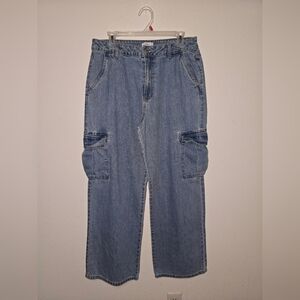 Forever 21 Blue Straight Leg Jeans